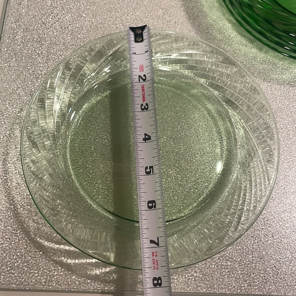 Vtg 9 Pc Corelle Pyrex Festiva Spring Green Dinner Salad Plates/Bowls Set - Picture 7 of 7